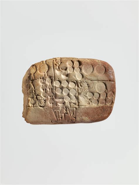 Cuneiform Tablet Administrative Account Concerning The Cuneiform Writing Activity - Cuneiform Writing Activity