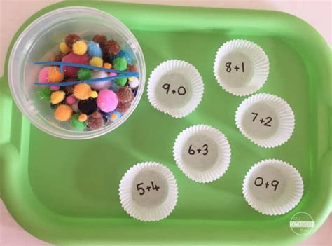 Cupcake Math   Cupcake Liner Math Activity Happy Toddler Playtime - Cupcake Math