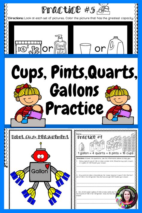 Cups To Quarts Activity 2nd Grade Resource Twinkl Measuring Cups Worksheet - Measuring Cups Worksheet