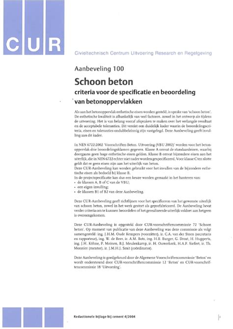 cur aanbeveling 25 pdf