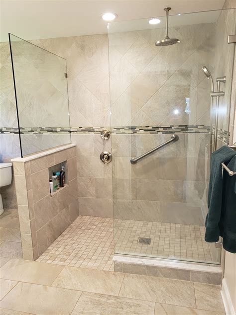 curbless walk in shower on an existing slab? - Houzz