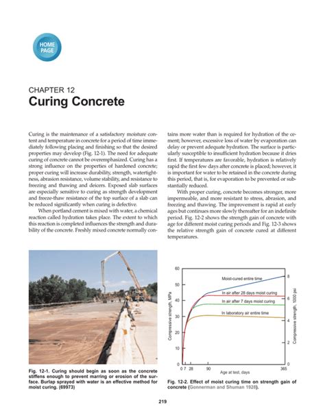 Curing Concrete Chapter 12 Civil Engineering