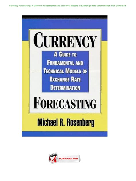 Full Download Currency Forecasting A Guide To Fundamental And 