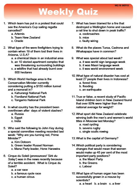 Current Events Questions For Tests And Worksheets Science Current Events Worksheet - Science Current Events Worksheet