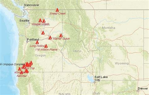 current fires in oregon