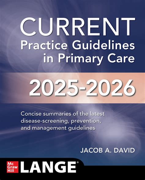 Current Practice Guidelines In Primary Care 2023