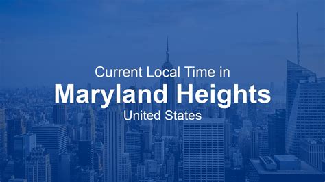 current time of maryland