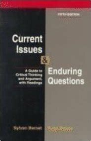 Read Online Current Issues And Enduring Questions 10Th Edition Pdf Book 