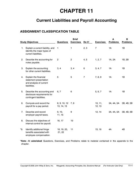 Read Online Current Liabilities And Payroll Accounting Homework Answers 