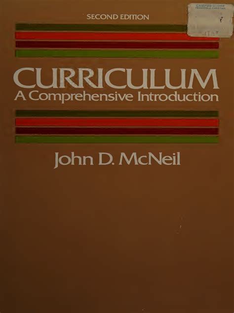 Curriculum A Comprehensive Introduction