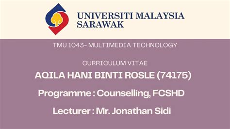 Curriculum Vitae Tmu
