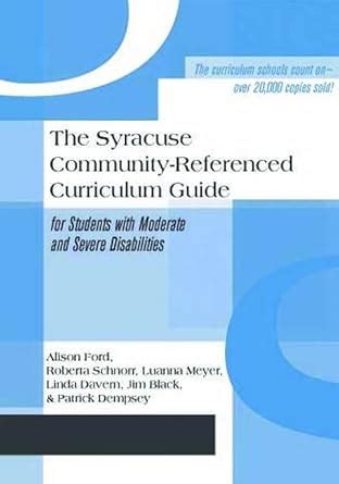 Read Curriculum Guide For Students With Moderate To Severe Disabilities 