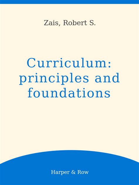 Read Online Curriculum Principles And Foundations Psngb 