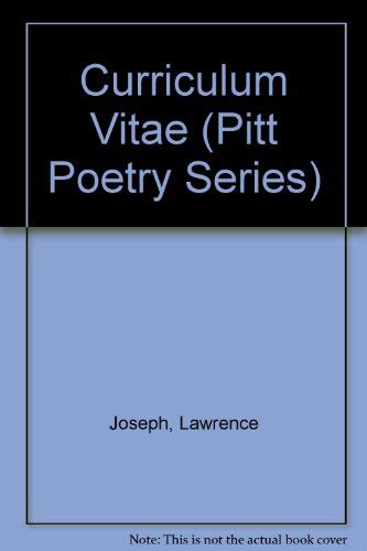 Full Download Curriculum Vitae Pitt Poetry Series 