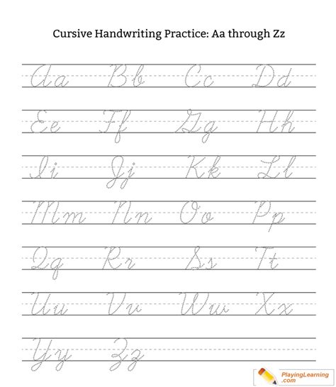 Cursive A Z Uppercase Lowercase Tracing Worksheets Uppercase Cursive Worksheet - Uppercase Cursive Worksheet