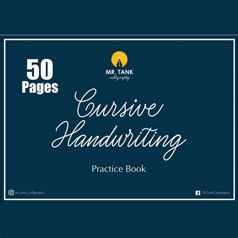 Cursive Handwriting Practice Book