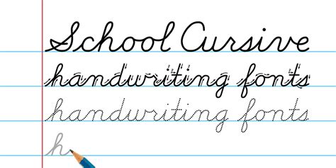 cursive letter school