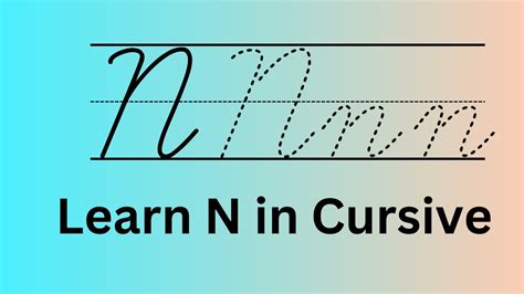 Cursive N And M Youtube Cursive N And M - Cursive N And M