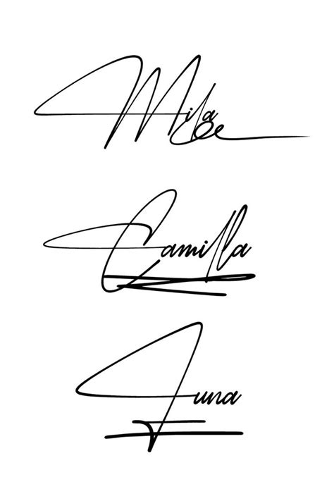 Cursive Signature Email