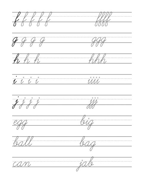 Cursive Writing For Beginners A To Z Alphabets A To Z In Cursive Writing - A To Z In Cursive Writing