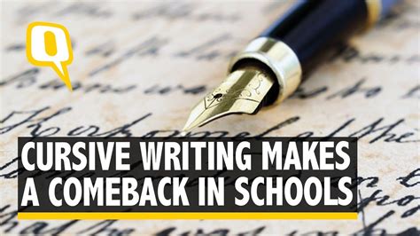 Cursive Writing In School Comeback Kid Or Forgotten Cursive Writing In School - Cursive Writing In School