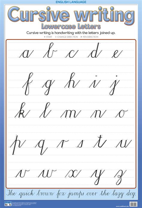 Cursive Writing Lowercase Alphabet Exercise All Letters A Cursive Letter A To Z - Cursive Letter A To Z