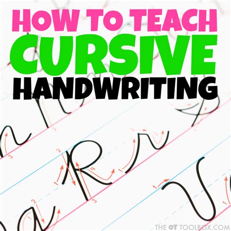 Cursive Writing Tips The Ot Toolbox Cursive Writing Help - Cursive Writing Help