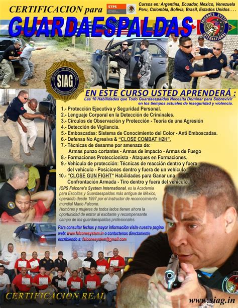 cursos para guardaespaldas en guatemala que
