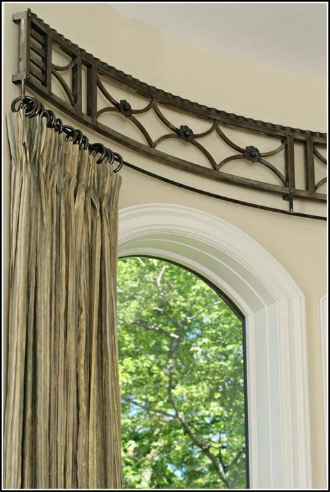 Curved Curtain Rods For Bay Windows
