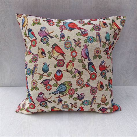 cushion with birds on them eBay