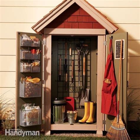 custom garden tool cabinet