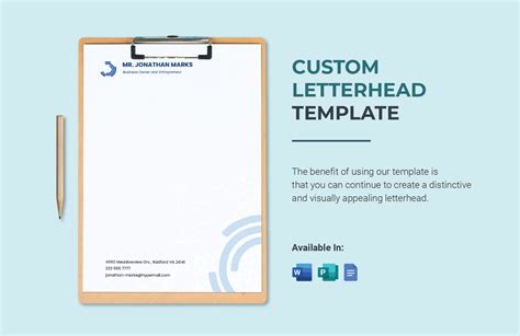Custom Letterhead Template