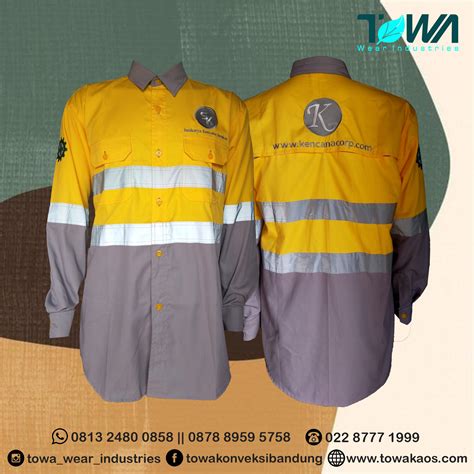 Custom Order Baju Wearpack Safety Lapangan Towa Wear Baju Wearpack - Baju Wearpack