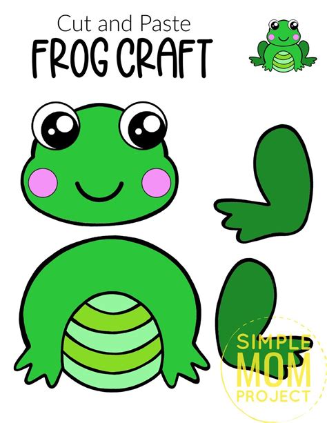 Cut And Paste Frog Craft Free Printable Crafts Cut And Paste Crafts - Cut And Paste Crafts