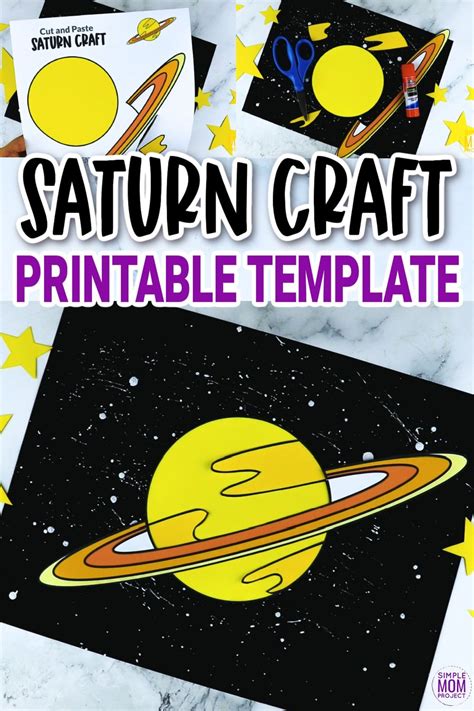 Cut And Paste Saturn Craft With Saturn Template Cut And Paste Templates - Cut And Paste Templates
