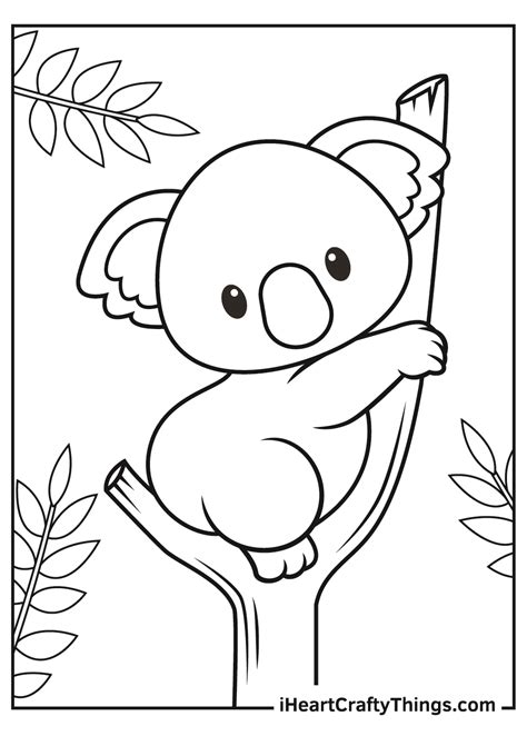 Cute Animal Coloring Book Pages For Kids Paperback Cute Coloring Pages Animals - Cute Coloring Pages Animals