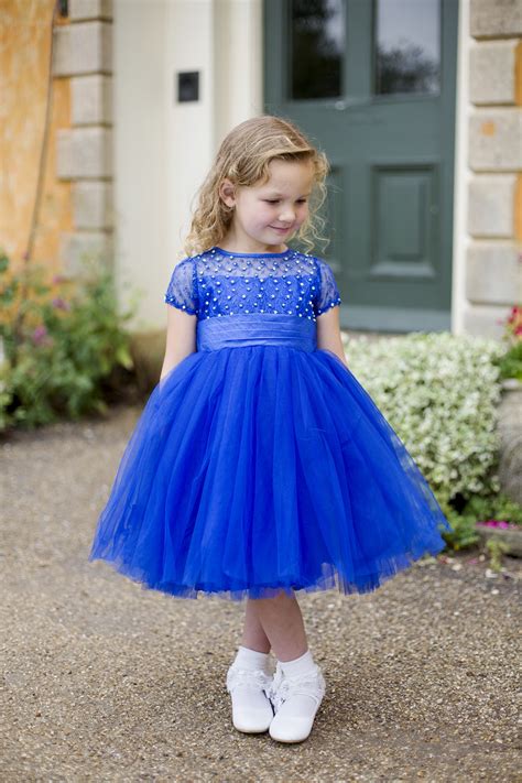 Cute Babies With Blue Dress