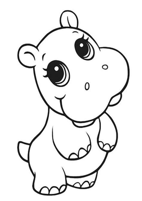Cute Baby Animal Coloring Pages Pdf Coloringfolder Com Cute Coloring Pages Animals - Cute Coloring Pages Animals
