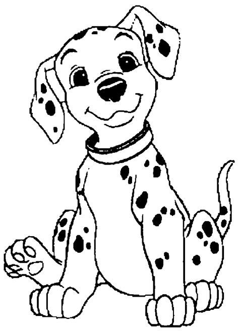 Cute Dalmatian Dog Coloring Page Dalmation Dog Coloring Pages - Dalmation Dog Coloring Pages