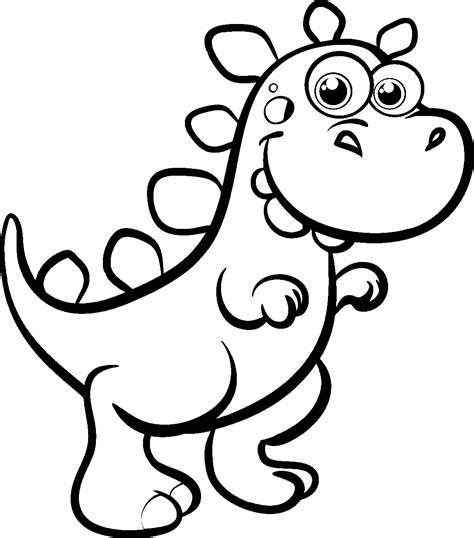 Cute Dinosaur Coloring Pages Coloring Nation Cute Dinosaur Coloring Pages - Cute Dinosaur Coloring Pages
