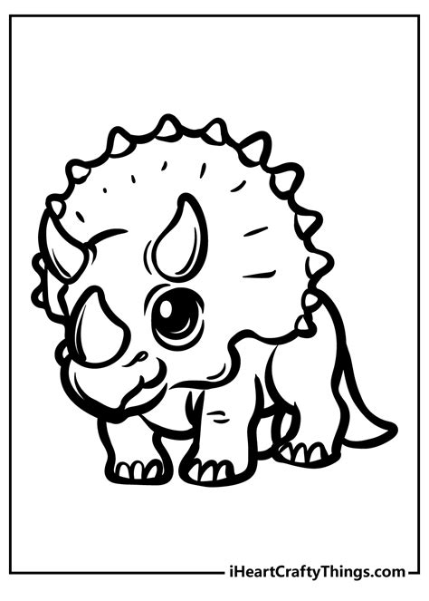 Cute Dinosaurs Coloring Pages 100 Free Printables I Cute Dinosaur Coloring Pages - Cute Dinosaur Coloring Pages