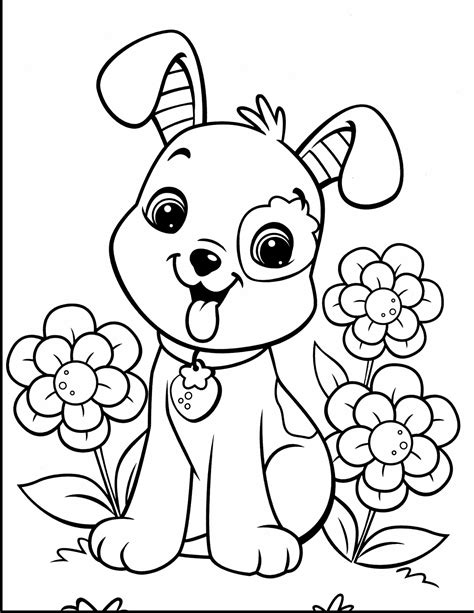 Cute Dog Coloring Pages   Cute Puppy Dog Pals Coloring Pages Free Printable - Cute Dog Coloring Pages