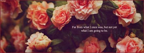 Cute Flowers With Quotes For Fb Covers
