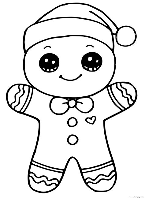 Cute Gingerbread Man Coloring Pages Free Printable Ginger Bread Man Coloring - Ginger Bread Man Coloring