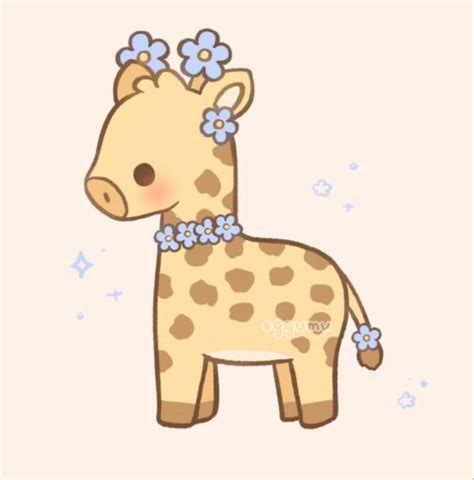 Cute Giraffe Drawing