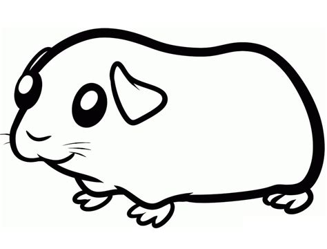 Cute Guinea Pig Coloring Page Free Printable Coloring Guinea Pig Coloring Page - Guinea Pig Coloring Page