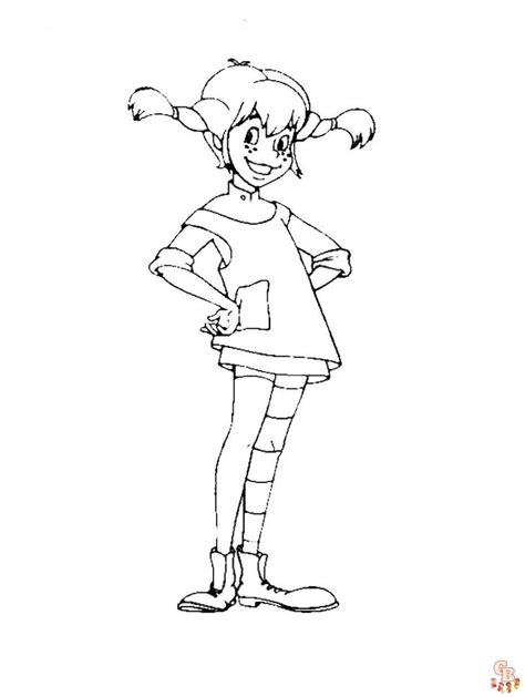 Cute Pippi Longstocking Coloring Pages Unleash Your Pippi Longstocking Coloring Pages - Pippi Longstocking Coloring Pages