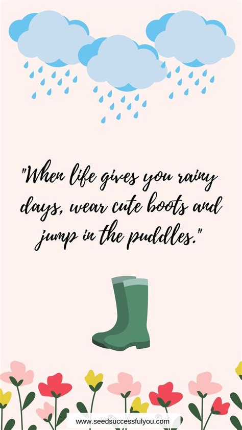 Cute Rain Quotes