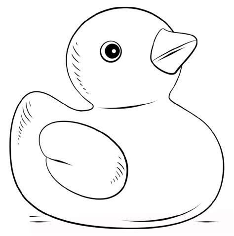 Cute Rubber Duck Coloring Page Download Print Or Rubber Ducky Coloring Pages - Rubber Ducky Coloring Pages