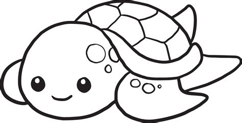 Cute Turtle Coloring Pages   Cute Turtle Coloring Page Free Printable Coloring Pages - Cute Turtle Coloring Pages